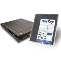 ABDECKPLANE 210g/m² 3m x 6m mit Ösen extra starke Allzweckplane Gewebeplane