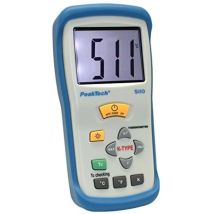 Peaktech 1 canali Termometro Digitale 3 1 2 cifre Di, 50 °c... + 1300 °c Con Di Tipo K Sonda Di Temperatura, 1 pezzi, P 5110