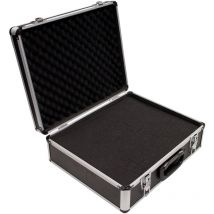Peaktech - 7305 - Custodia universale per strumenti di misura, Custodia in alluminio resistente, Vano porta attrezzi, Imbottitura in schiuma, Con