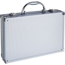 Peaktech - 7255 - Custodia Universale per Strumenti di Misura, Custodia in Alluminio Resistente, Vano Porta Attrezzi, Imbottitura in Schiuma, con