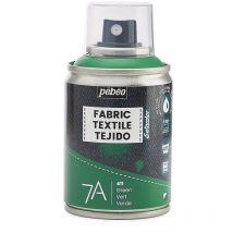 Pittura spray per tessuti 7A Spray - Tessuti naturali e sintetici - a base acqua - Senza solventi - Lavabile in lavatrice - Pittura su tessuto colore