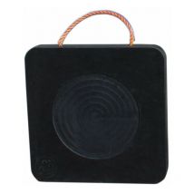 Pedana 40x40 sp 5 cm per piedi stabilizzatori gru - Piastra d'Appoggio per piedi stabilizzatori 400x400x50 mm, Basi Stabili