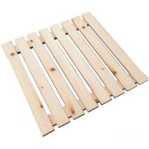 Pedana Doccia in Legno Antiscivolo 58 x 58 Ideale per Piatto Doccia 80 x 80