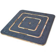 Pedana doccia in legno marino 60 x 60 antiscivolo Supergrip ideale per piatto doccia 80 x 80