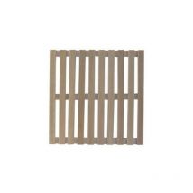 Pedana doccia in legno quadrata cm 57 x 57