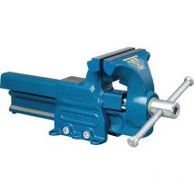 Schraubstock Magnat Classic 120 mm – 3040000120 – Stahl – extra große Spannweite – gehärtete Rohrspannbacken – MDS-System