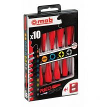 Set di 10 cacciaviti redgrip 2F + 4 torx + 2 ph + 2 pz - mob - 9129000801