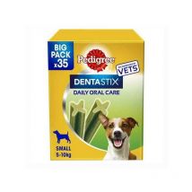 Pedigree Dentastix Fresh Daily Dental Chews Small Dog 35 Sticks PK4 - 265860