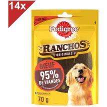 Ranchos Récompenses riche en boeuf pour chien (14x70g) - Pedigree