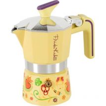 Pedrini Mokka-Kanne Frida Kahlo – Gelb – Aluminium – 1 Tasse