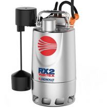 Pompe d'évacuation RXm5/40-GM Vortex tout inox flotteur magnétique 1,1kW regards reduites grand débit eaux usées monophase - Pedrollo