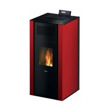 Mira 16 - Poêle à granulés hydro rouge 16 kW - Pegaso