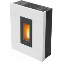 Tabla - Poêle à pellets ventilé blanc 7 Kw - Pegaso