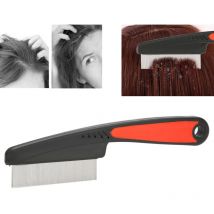 Rapanda - Peigne à dents fines en acier inoxydable Peigne à poux Peigne à cheveux professionnel pour l'élimination des poux et des lentes