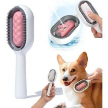 Peigne d Epilation pour Animaux de Compagnie, Brosse pour Chat avec Réservoir d'Eau, Brosse Chiens Chats Autonettoyante