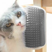 2 pièces gris, petit emballage opp dispositif de frottement de coin chat grattage chatouillement dispositif de chatouillement