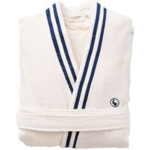 El Ganso - Peignoir écru s/m 320GSM 100% coton uni avec logo brodé