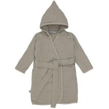 Peignoir Bébé - Gaze de Coton - 100 % Coton - Vert - 24-36 mois.