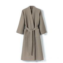 Peignoir gris chaud, taille s 100% coton 240 gr/m² Tailles' - gris chaud
