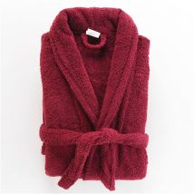 Peignoir Col Chale Tendresse rubis