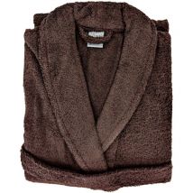 Peignoir coton royal cresent col châle l