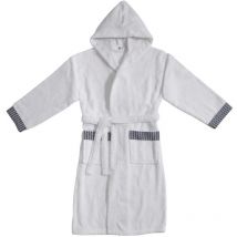 Peignoir adulte à capuche en coton éponge l