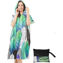 Peignoir de Bain Changing Towel Poncho de Surf Serviettes de Natation Plage Serviette de Bain Serviette à Langer Microfibre Léger et à Séchage Rapide