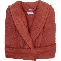 Peignoir de bain uni et coloré Terracotta M