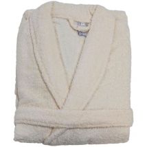 Homemaison - Peignoir de bain uni et coloré Crème l