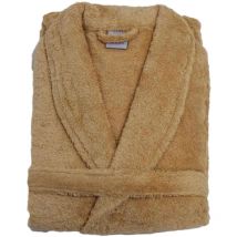 Peignoir de bain uni et coloré Beige L