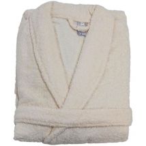 Homemaison - Peignoir de bain uni et coloré Crème m