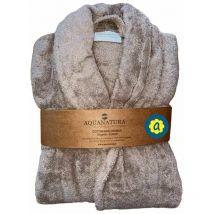 Peignoir en coton Bio, coloris sable, Taille l