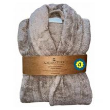Peignoir en coton Bio, coloris sable, Taille M