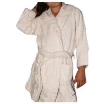 Peignoir en coton Bio enfant, coloris naturel, Taille 8 ans