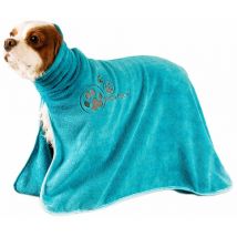 Peignoir pour chien Bleu Taille : s