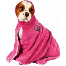 Peignoir pour chien Rose Taille : s