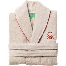 Peignoir l/xl 360GSM 100% coton beige casa Benetton