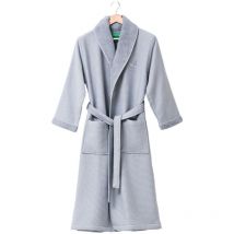 Peignoir m/l 400GSM 100% Coton gaufré Gris