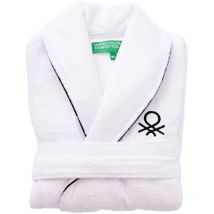 Peignoir M/L 420GSM 100% Coton avec logo brodé White Core Benetton