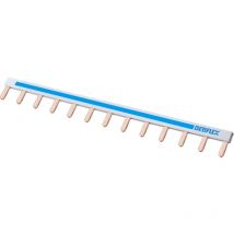 707080 - Peine de conexión Reversible 10mm² Longitud 225mm Azul y Negro - Debflex