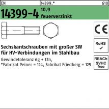 Peiner - En 14399-4 Sechskant-schaftschraube M36x150 Stahl 10.9 Feuerverzinkt