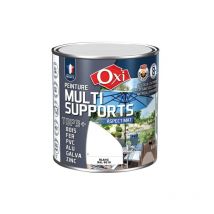 Oxi - Peinture top 3 bois fer pvc mat 500ml blanc ral9010