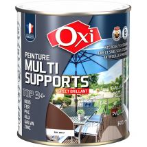Solution intérieure/extérieure oxi peinture multi supports brillant Brun (ral 8017) 2.5 litres