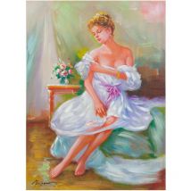 Peinture à l'huile sur toile realisé manuallement