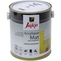 Peinture acrylique Blanc mat Jafep 2,5 l