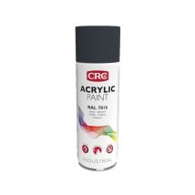 Peinture aérosol CRC acrylic paint, Gris ral 7016 Brillant, 400ml ( Prix pour 1 )