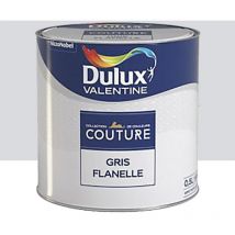 Peinture acrylique Dulux Valentine Couture Gris flanelle 0,5 l
