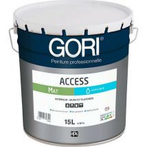 Gori - Peinture acrylique Access murs et plafonds mat Blanc 15L Conditionnement: 15 Litres