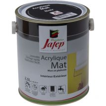 Peinture acrylique mat noir Jafep 2,5 l