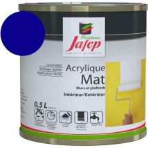 Peinture acrylique mate Bleu foncé Jafep 0,5l